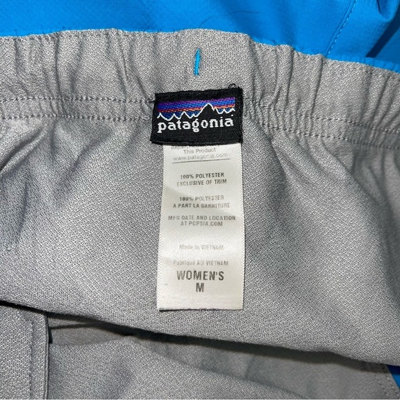 Patagonia Strider Shorts Women's Size Medium Blue Mint Running Lined  Mesh 3.25" - Picture 7 of 9